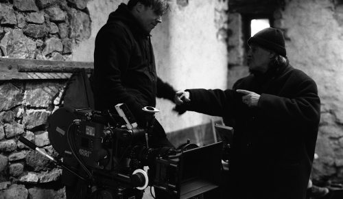 Fred Kelemen i Béla Tarr na snimanju filma Torinski konj © Tamás Jánossa